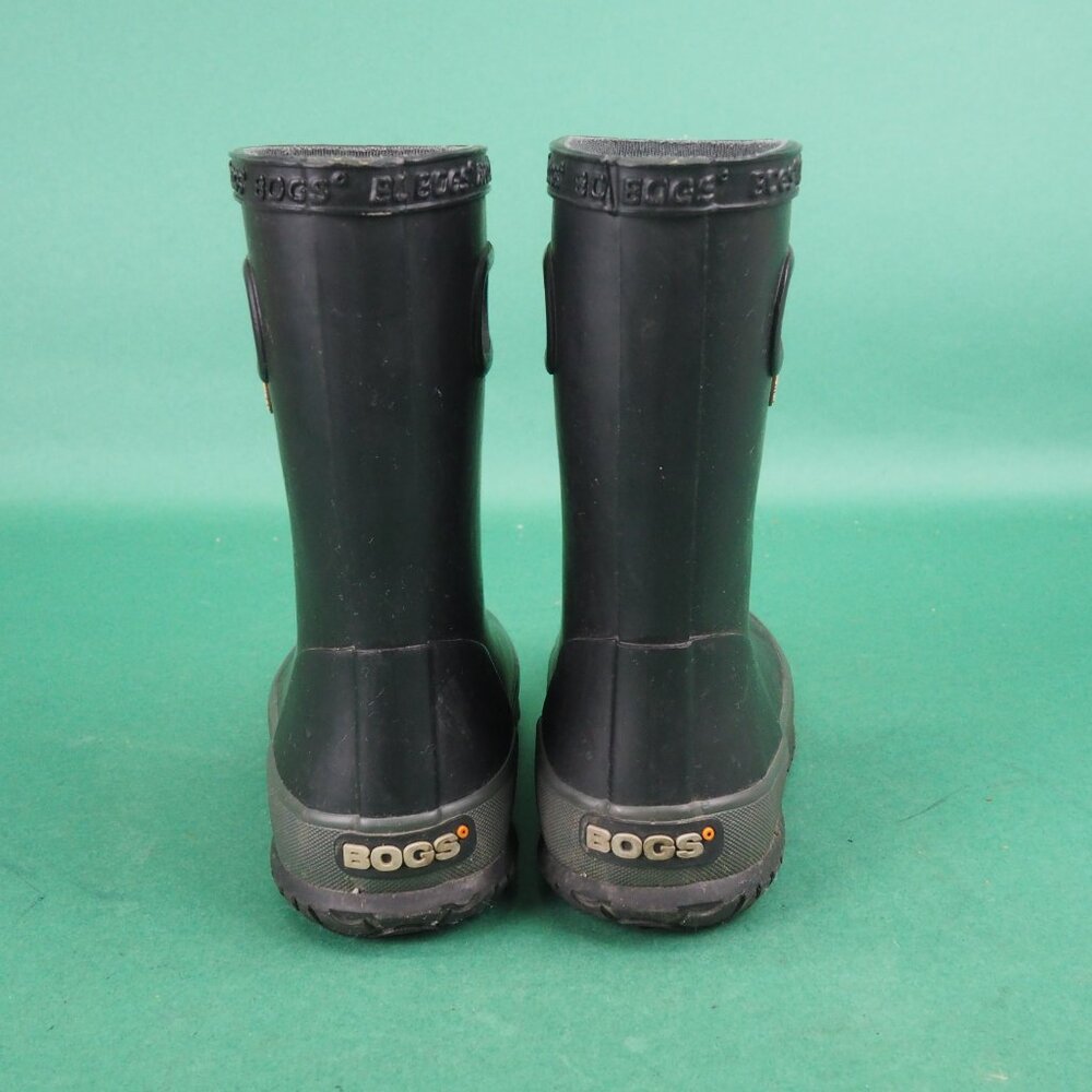 Bogs Skipper Kids Waterproof Rain Boots Size 10 Toddler Classic Solid Black - Picture 5 of 7